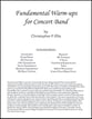 Fundamental Warm-ups for Concert Band Concert Band sheet music cover